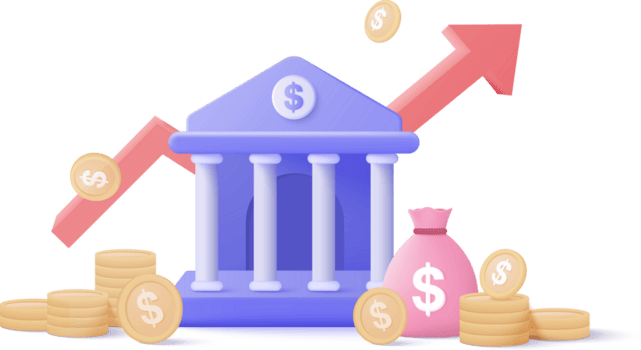 3d business idea for money banking financial concept free png